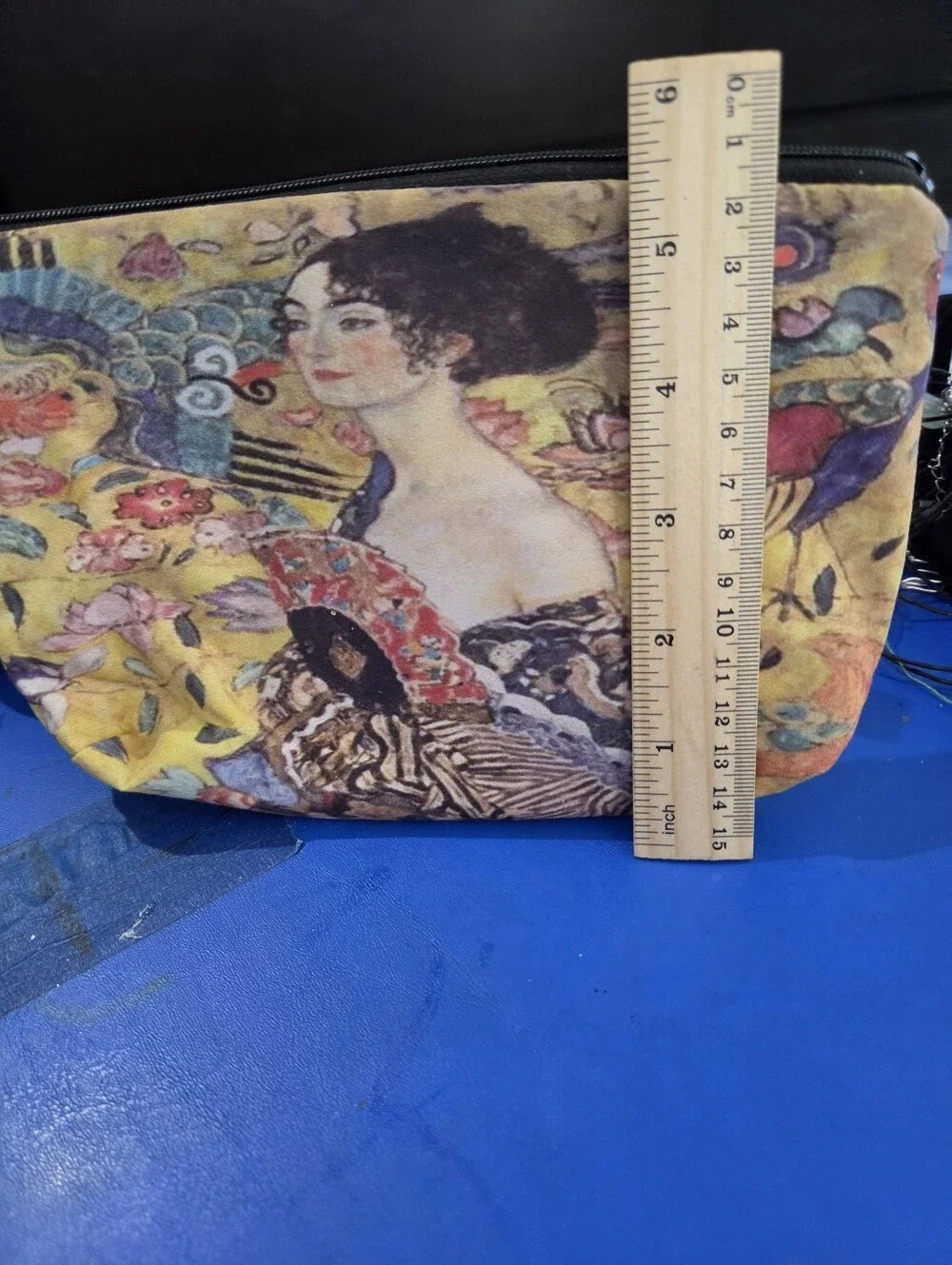 Cosmetic Bag With Klimpt Inspired Art